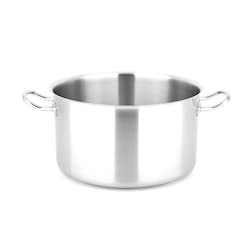 METRO Professional Olla multiuso de acero inoxidable, para todo tipo de cocinas, Ø 28 cm, 10 L, color plateado