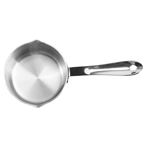 Sartén Utensilios de cocina Sartén Salsa de mantequilla Derretir Cocinar Cacerola Calentador de sopa Utensilios de cocina Derretir Pequeño Mini Acero inoxidable Chocolate Cerámica