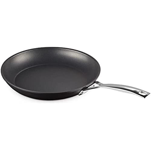 LE CREUSET Sartén Baja de Aluminio Antiadherente, 28 cm, Antracita/Plateado, 51112280010001