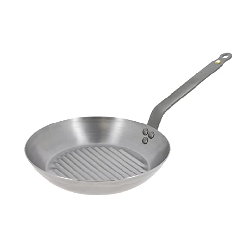 DE BUYER 5613.26 Mineral B Element - Sartén con Grill (diámetro:26 cm)