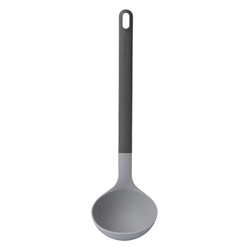 Berghoff Leo-Cuchara para Pasta (Nailon, Antiadherente, Tacto Suave, 31 cm), Color Gris, 31.5 x 9 x 7 cm