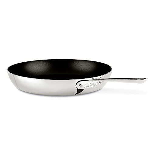 All-Clad 4108 NS Stainless Steel sartén Antiadherente, 20,3 cm