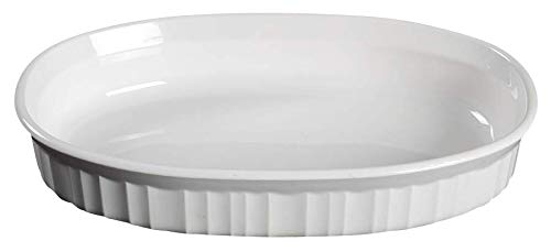 Corning Ware francés blanco ovalado 700 ml cacerola para horno platos sin tapa