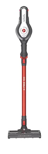 Hoover H-Free 100 HF122AH 011 - Escoba eléctrica Recargable sin Cables, tecnología ciclónica sin Bolsa, Accesorios Integrados, Potente, batería de 22 V, autonomía 40 Minutos, Gregor Titanium