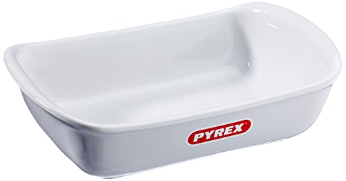 Pyrex Supreme Fuente para Horno, Cerámica, Blanco