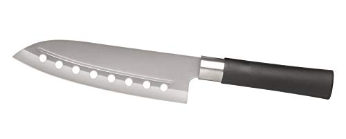 Berghoff 1301079 Cuchillo Santoku 18 cm Agujeros, Acero INOX