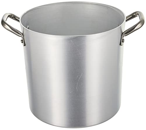 Ollas Agnelli Pan de Aluminio, con Dos Asas de Acero Inoxidable, 10 litros, Plata