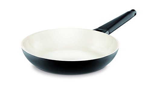 Fundix Castey Induction Fry Pan - Sartén para inducción con mango extraíble, aluminio, Negro , 8-Inch