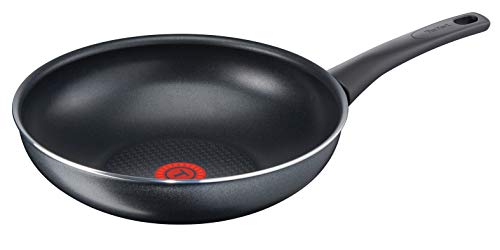 Tefal c3671902 Elégance Wok, Aluminio, Negro, 28 cm