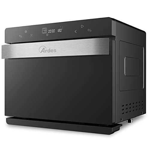 ARDES Horno Eléctrico Ventilado Capacidad 31 Litros Con Luz Interna 9 Funciones Cocción Temporizador Doble Cristal Con Accesorios MIST 400 AR6440VD