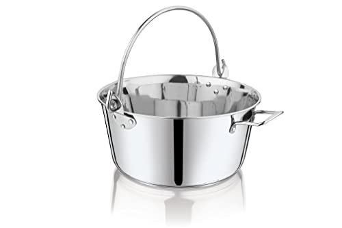 Penguin Home® Professional Jam Pan/Maslin Pan - Capacidad de 8 litros - Acero inoxidable - Apto para inducción - Apto para todas las cocinas - Diámetro 30,5 cm