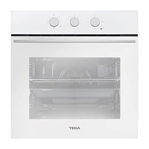 Teka HSB 610 - Horno Multifunción de 60 cm, Sistema de Limpieza HydroCleanECO, Con 6 Funciones de Cocinado, Sistema de 1 Guía Plus-Extension, Color Blanco