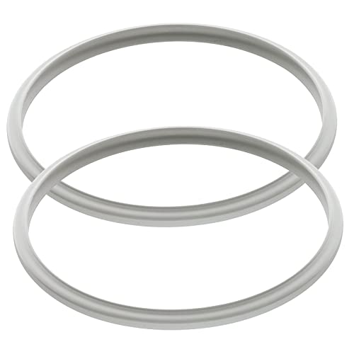 2 PCS Anillo de Sellado de Silicona Transparente, Accesorio De Repuesto de Junta, Anillo de Sellado para Olla a Presión para Olla a Presión para Olla a Presión Compatible con Varios Modelos(22cm)