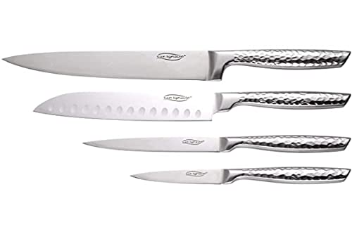 Set de 4 cuchillos acero inoxidable San Ignacio Origen plata (color)