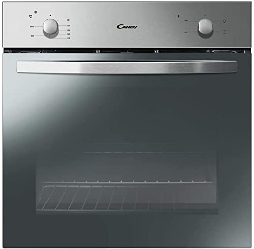 FCS100X/E - Horno eléctrico - 2100W, Capacidad 70L, Puerta desmontable de doble cristal con efecto espejo, Inox, Clase A [Clase de eficiencia energética A]