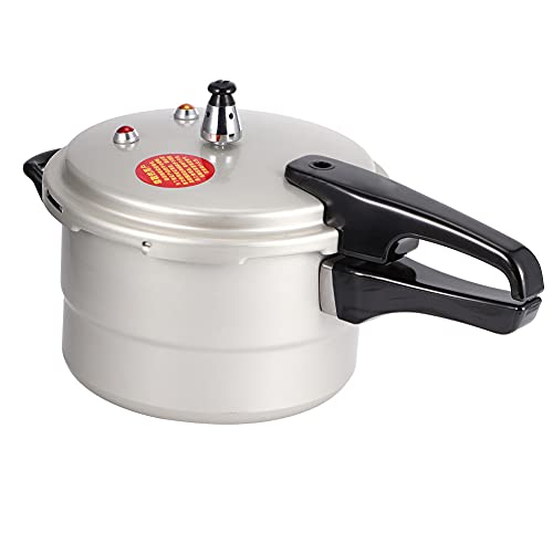 Olla a Presión, Olla a Presión para Cocina Doméstica con Capacidad de 4L 5L, Utensilios de Cocina de Acero Inoxidable para Estufa de Gas, Estufa Eléctrica de Cerámica (20 cm (gas, gas de carbón))