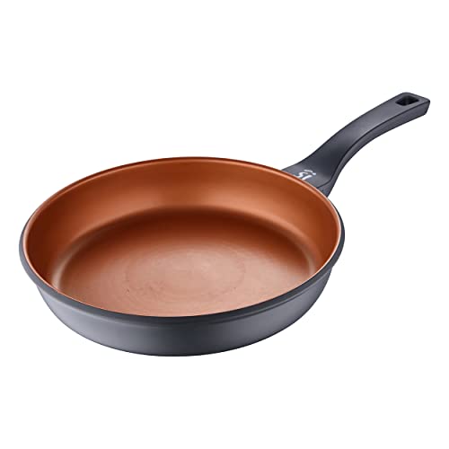 SAN IGNACIO Bronze | Sartén Antiadherente de 28 cm | Fabricada con Aluminio Fundido | Distribución Eficiente del Calor | Con Mango Soft Touch | Apta para Todo Tipo de Cocinas