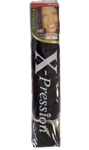 X-pression Premium Original Ultra Braid. - Colour 1 () by X-pression