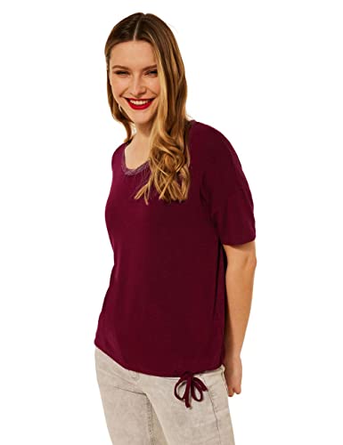 Street One A318014 Camiseta de Hilo Flameado, Copper Red, 42 para Mujer