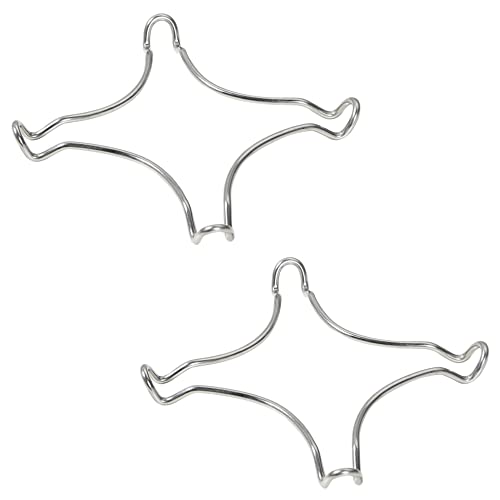 2 Pcs Soporte Para Accesorios De Cocina De Gas Superior Estufa Soporte Estufa De Gas Olla Cocción Placas De Gas Soporte De Cacerola Rejilla Cocina De Gas Soporte Para Wok Anillo Wok Soporte Sartén