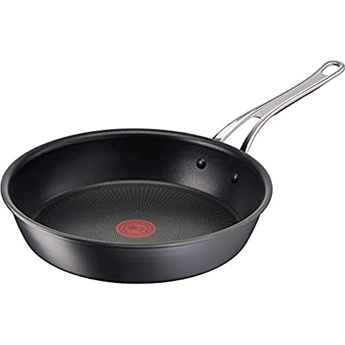 Tefal H9120744 Sartén de 30 cm, Jamie Oliver, anodizado Duro, Aluminio, Negro