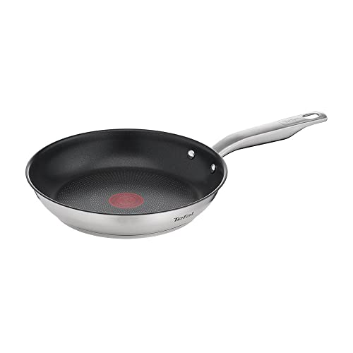 Tefal Daily Chef G2731902 - Sartén wok (24 cm, duradera, resistente, fácil de limpiar, antiadherente, señal térmica, inducción)