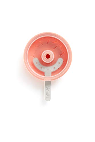 Lékué 8420460013914 Molde Donut Helado, 95 milliliters, Silicona, Coral