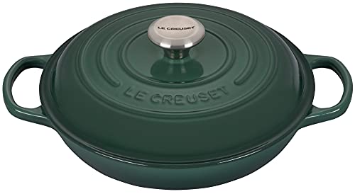 Le Creuset Cacerola baja de hierro fundido, 30 cm, 3, 5 L, Artichaut, 21180307954430