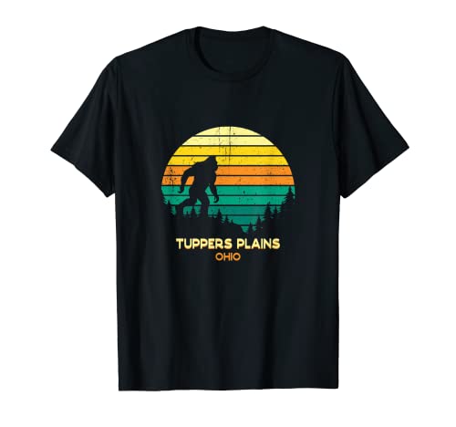 Retro Tupper Plains, Ohio Bigfoot Souvenir Camiseta