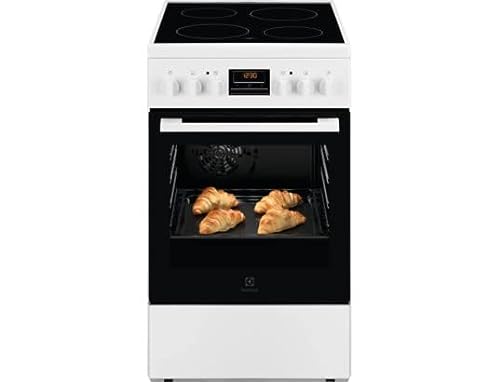 ELECTROLUX Cocina vitrocerámica con 4 fogones – Horno 57L – LKR524288W