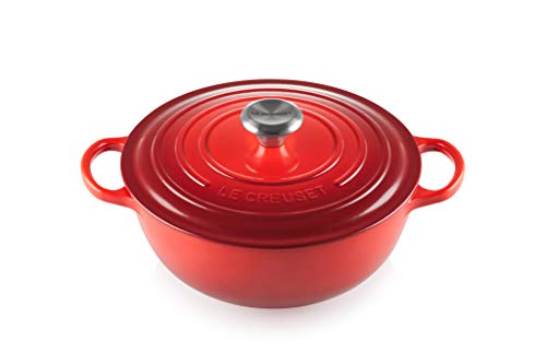 Le Creuset Marmita de hierro fundido, diámetro 26 cm, 4, 1 L, Cereza, 21114260600430