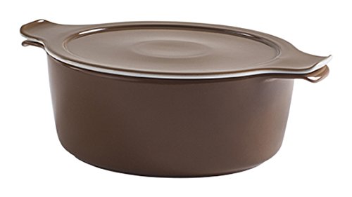 Eschenbach Porzellan Group Cook & Serve Topf mit Deckel 1, 00 l/ 16 cm Olla de Porcelana, turrón, 2 Unidades