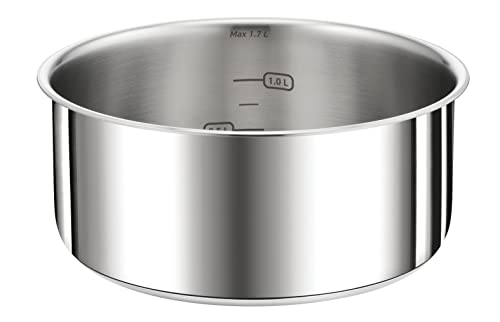 Tefal Ingenio Preference Cazo 16 cm, apilable, acero inoxidable, inducción, versatilidad, ahorro de espacio L8982804