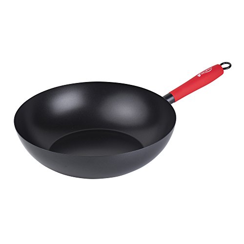 San Ignacio Wok, Acero, Gris, 28 cm