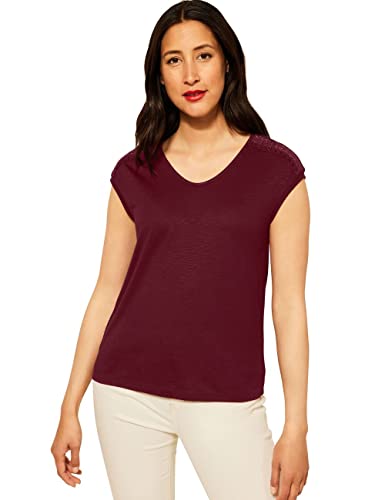 Street One A318019 Camiseta de Encaje, Copper Red, 36 para Mujer