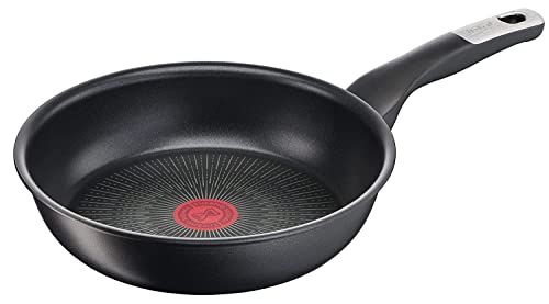 Tefal Sartén antiadherente Unlimited on Induction 24 cm, color negro