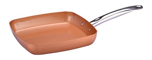 BestofTv copchef02 – 28 Copper Chef sartén Aluminio Forjado y cerámica, Cobre, 28 cm
