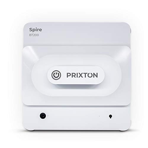 PRIXTON Windows Cleaner Spire BT200 - Robot Limpiacristales Automático con Programas de Limpieza Inteligentes, Limpiador de Ventanas con Control Remoto Desde Mando o móvil