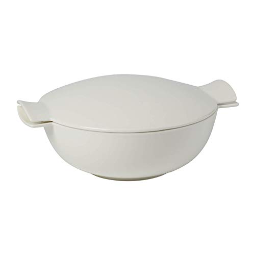 Villeroy & Boch Soup Passion Tureen para hasta 4 personas, porcelana premium, color blanco, 32 x 26 x 10 cm