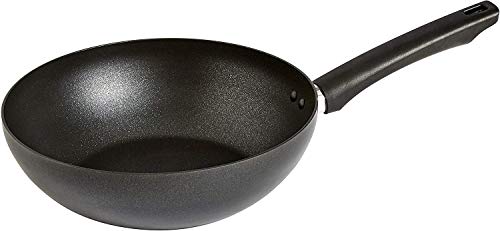 Amazon Basics Sartén Wok de Inducción Antiadherente - 28 cm