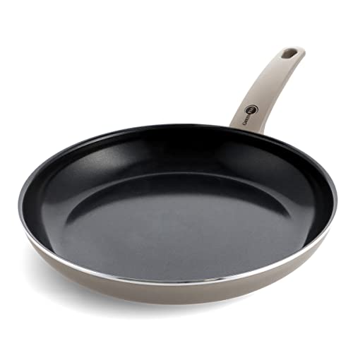 GreenPan Cambridge Sartén de Cerámica antiadherente saludable de 30 cm, sin PFAS, inducción, apta para lavavajillas, apta para horno, bronce