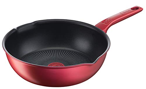 Tefal Daily Chef - Sartén profunda (26 cm, duradera, resistente, fácil de limpiar, revestimiento antiadherente, termo-Signal, cocina sana, boquillas, fabricada en Francia, inducción G2737702