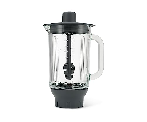 Kenwood KAH359GL Cuenco licuador Vidrio 1,8 L, Gris, Transparente