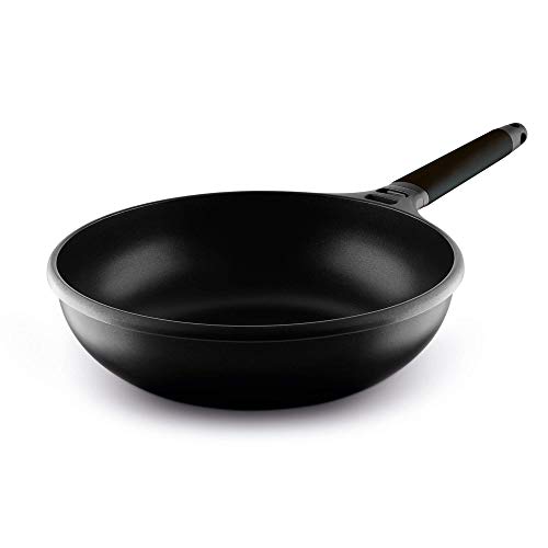 Castey - Wok Inducción 28 cm Mango Negro