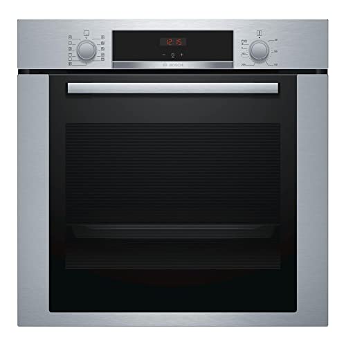 Bosch horno de encastre 71l 60cm con pirólisis de acero inoxidable hba374br0j