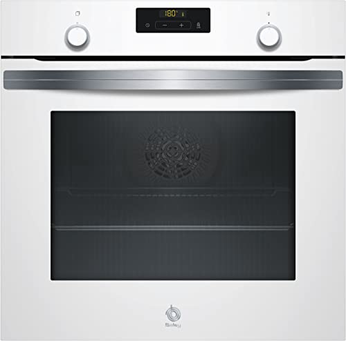 Balay 3HA5748B2 Horno con Vapor pirolítico, 60 x 60 cm, 71 l, A, Cristal Blanco