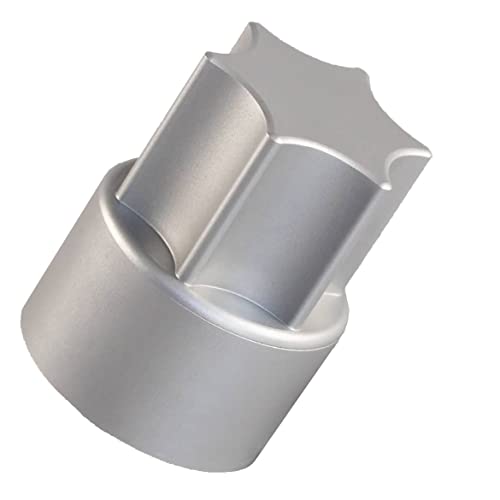Wundermix - TeigTwister® Thermomix Extractor de masa de aluminio • Compatible con TM6, TM5, TM31 • Utensilio para masas como ayuda para girar cuchillos para Thermomix