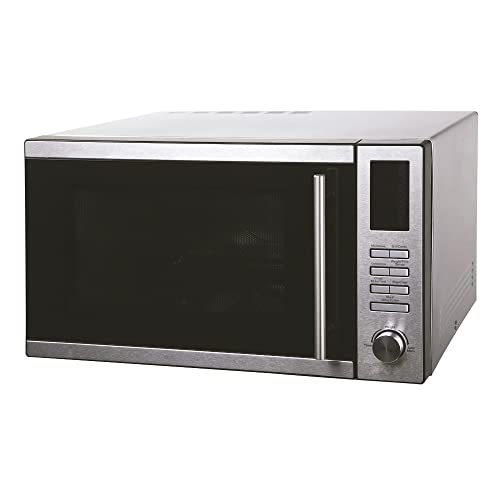 MBH - Microondas profesional INOX 900 W para Hostelería. Horno microondas industrial 25 litros de acero inoxidable para bar y restaurante.