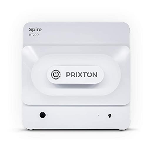 PRIXTON Windows Cleaner Spire BT200 - Robot Limpiacristales Automático con Programas de Limpieza Inteligentes, Limpiador de Ventanas con Control Remoto Desde Mando o móvil (Reacondicionado)