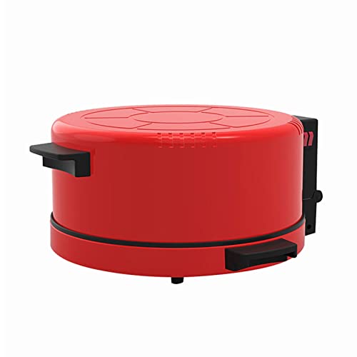 Horno Para Pizza Eléctrico 1800W, 12 Pulgadas / 30 Cm, Luces Indicadoras Y De Energía Lista, Placa Calefactora De Doble Cara, Para Pizzas, Panqueques, Nachos, Fajitas Y Tortillas (Rojo)